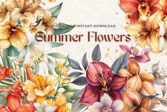 Autumn Watercolor Floral Clipart: A Designer's Guide