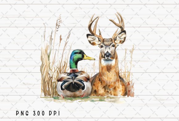 Deer Hunting Duck Hunter Watercolor PNG: A Designer's Guide
