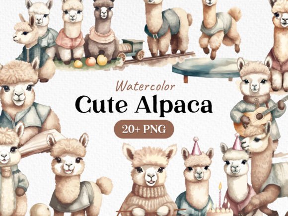 Watercolor Alpaca Clipart: A Comprehensive Creative Guide
