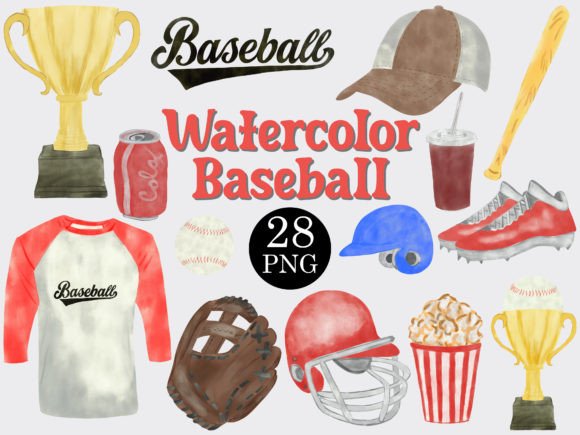 Watercolor Baseball Clipart Set: A Designer's Guide