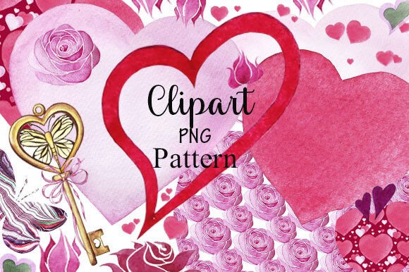 Watercolor Clipart Holiday PNG for Branding and Design Projects
