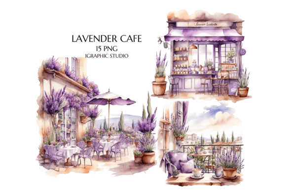 Watercolor Lavender Cafe: A Designer's Guide to the Bundle