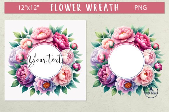 Watercolor Peony Wreath Clipart: A Designer's Guide