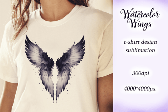 Watercolor Wings Sublimation: A Font That Flows Beyond the Screen